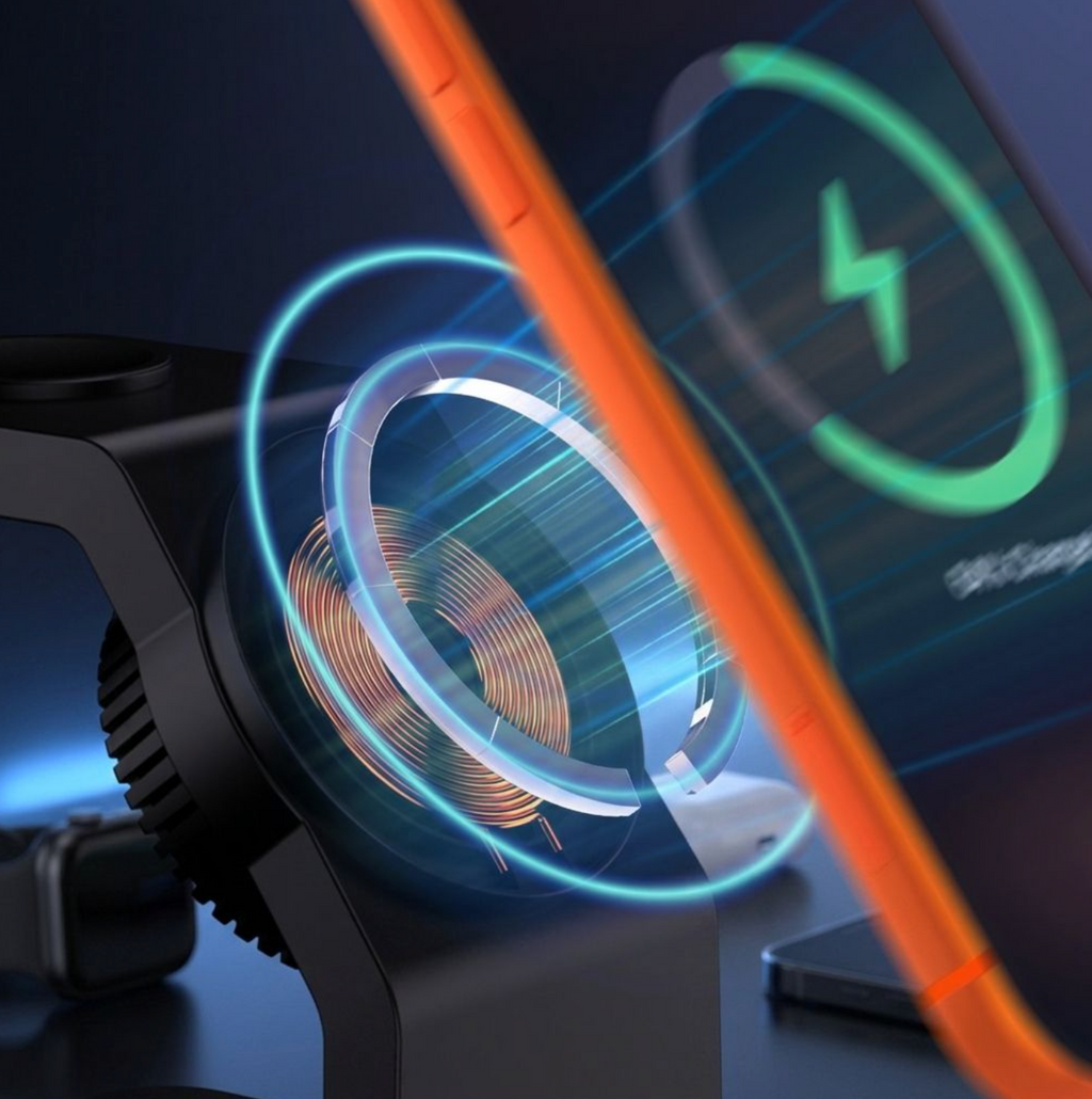 25W PD Fast Charging with Intelligent Ice Cooling Fan for Smartphone, Watch & Earbuds